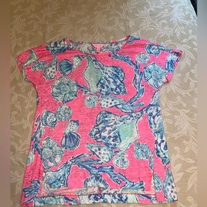 Blue and pink Lilly Pulitzer shirt
